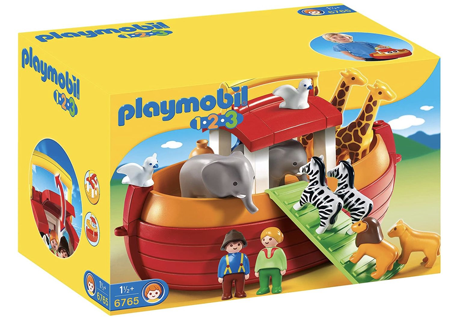 PLAYMOBIL 1.2.3 6765   Meine Mitnehm Arche Noah für 17,95€ (statt 28€)