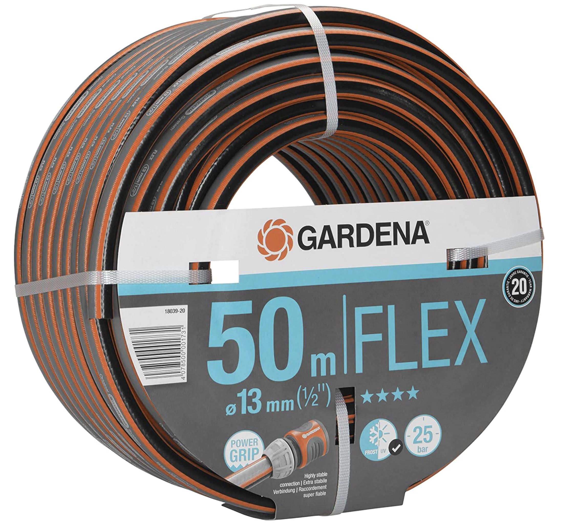 50m Gardena Comfort FLEX Schlauch 13 mm (1/2 Zoll) aus Spiralgewebe für 26,46€ (statt 68€)