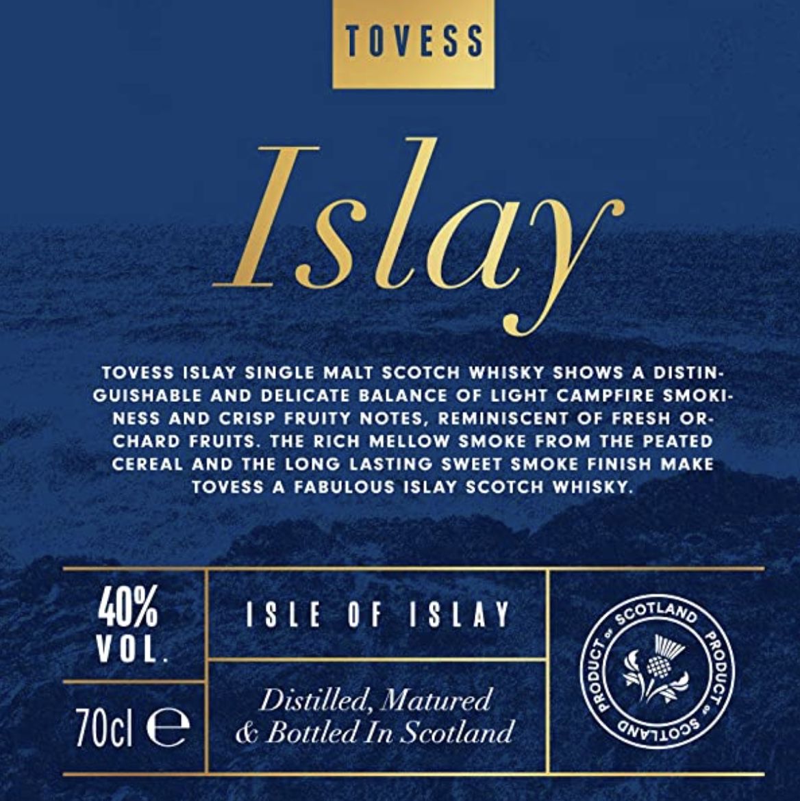 Tovess Islay Single Malt Scotch Whisky für 10€ (statt 19€)   Prime Sparabo