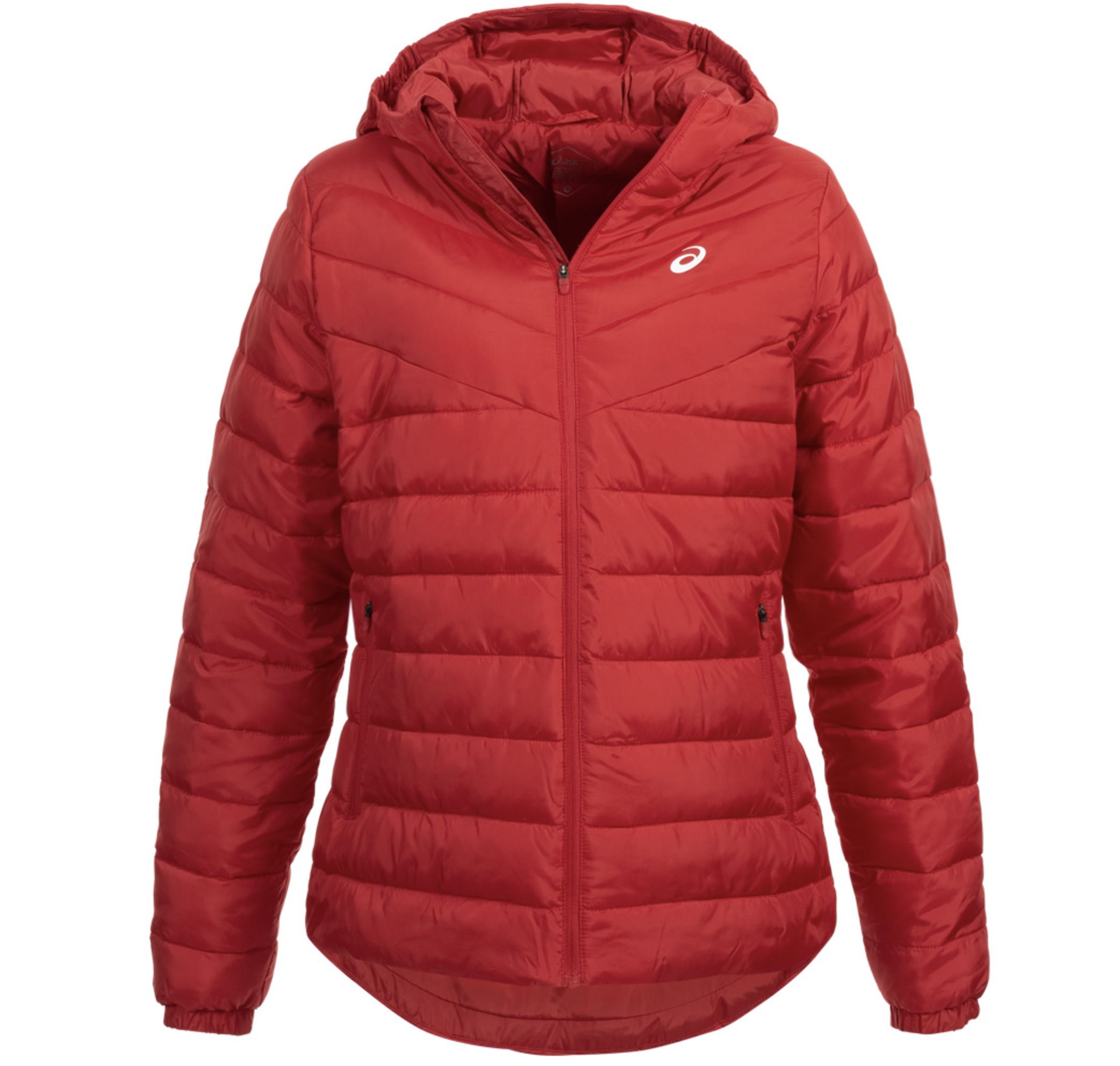 ASICS Hooded Damen Winterjacke in Rot für 31,72€ (statt 54€)