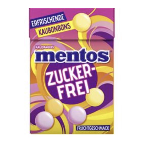 10x 45g Mentos Fruit Zuckerfrei Frucht Kaubonbons für 9,84€ (statt 15€)   Prime Sparabo