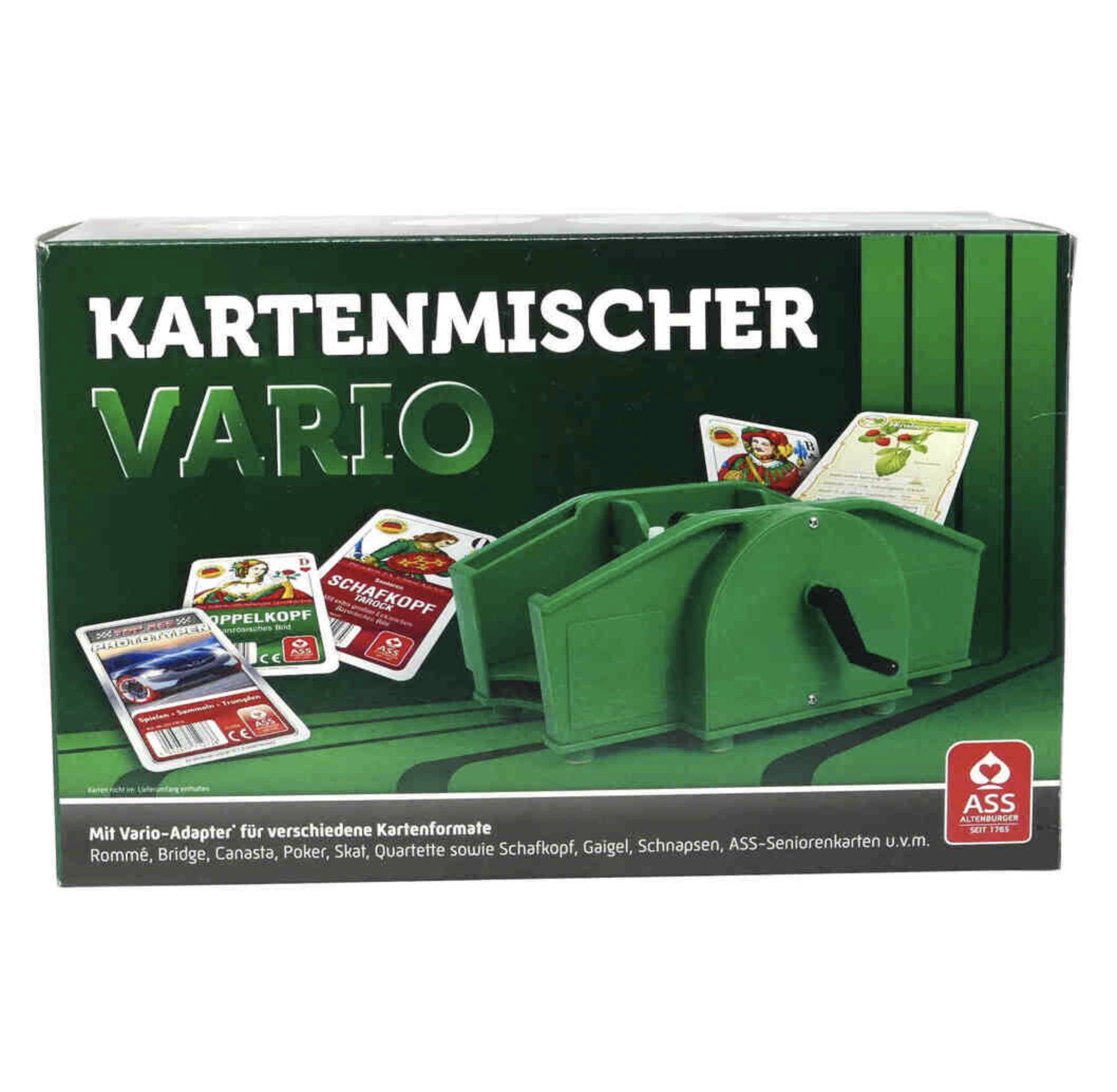 ASS Altenburger Kartenmischer Vario mit Handkurbel für 18,45€ (statt 25€) &#8211; Prime