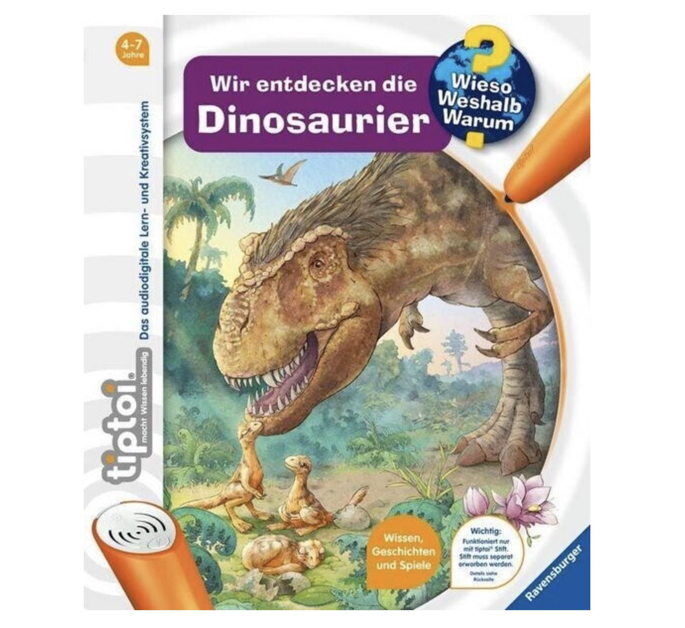 tiptoi Wieso? Weshalb? Warum?   Wir entdecken die Dinosaurier für 10,49€ (statt 20€)