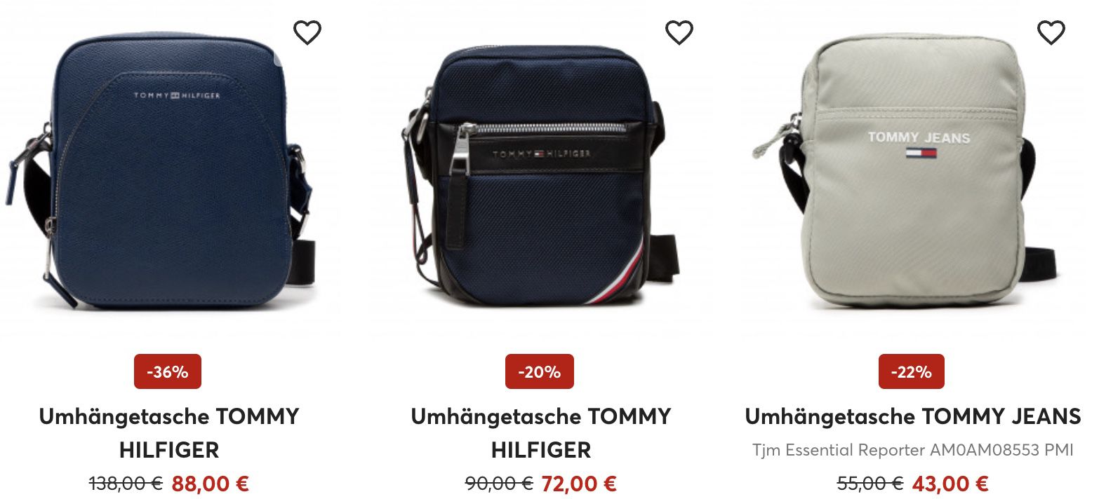 20% Rabatt auf Tommy Hilfiger & Tommy Jeans Rucksäcke & Taschen