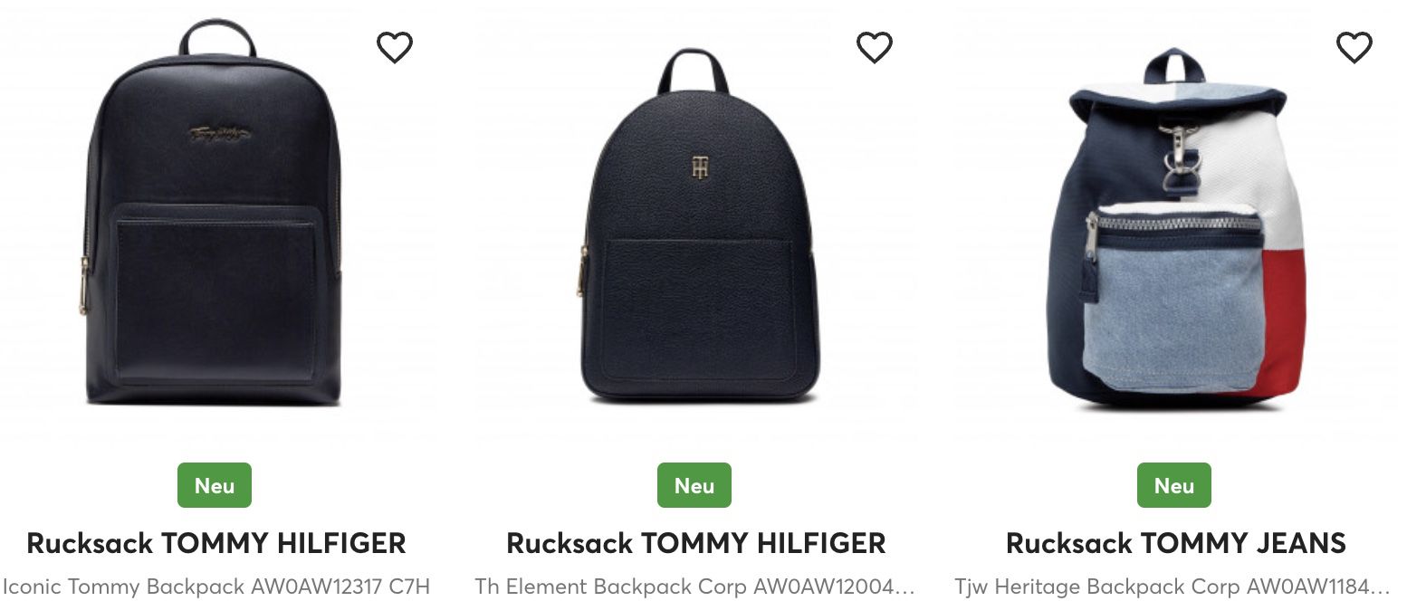 20% Rabatt auf Tommy Hilfiger & Tommy Jeans Rucksäcke & Taschen