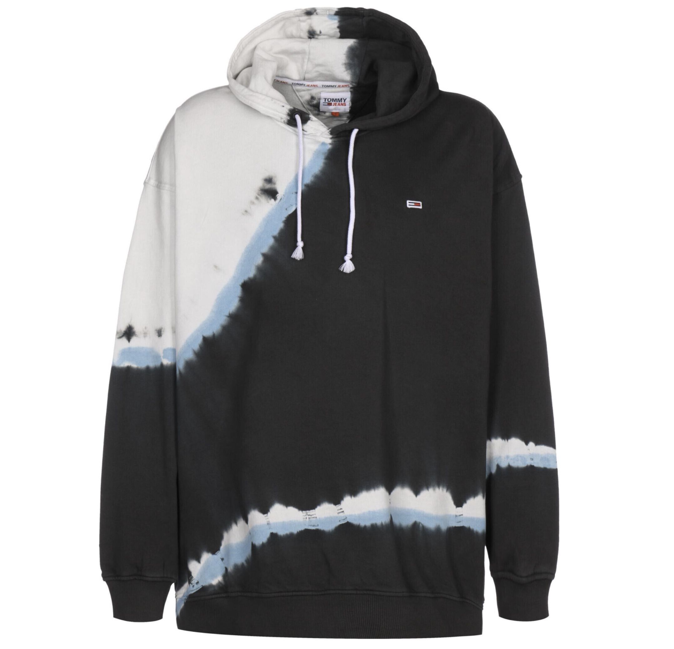 Tommy Jeans Hoodie im Batik Look für 39,99€ (statt 52€)   S, M, L