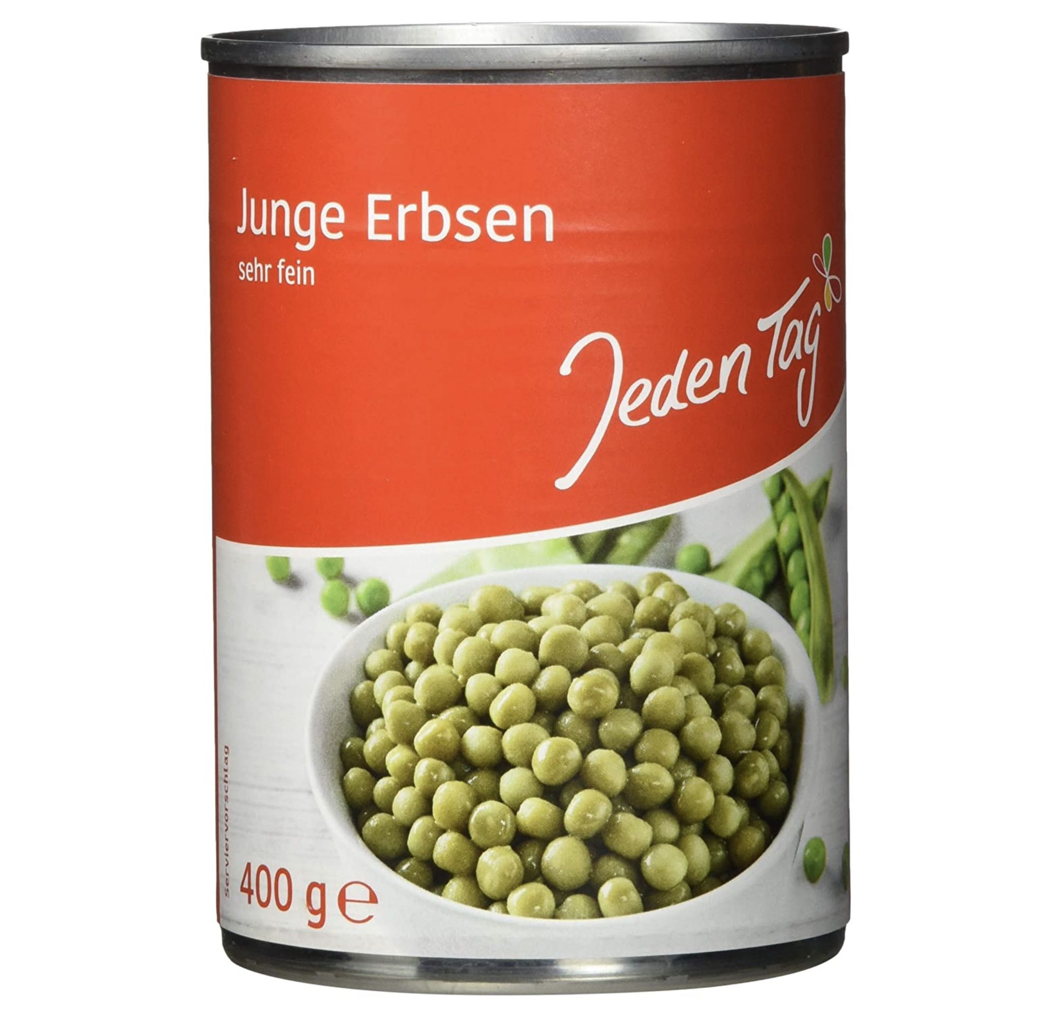 5x 400g Jeden Tag Erbsen sehr fein für 2,66€   Prime