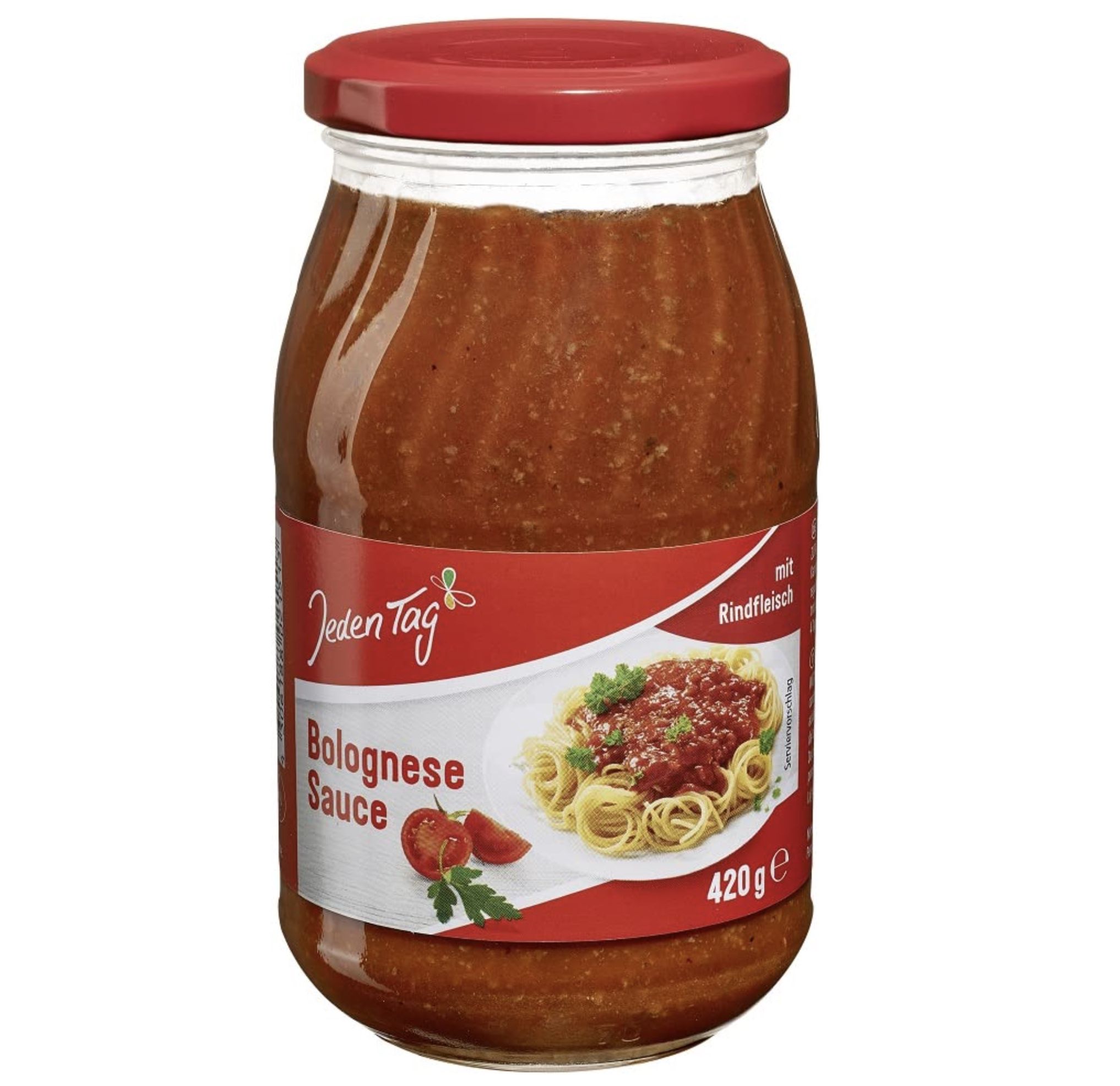 5x 420g Jeden Tag Bolognese Nudelsauce mit Rindfleisch für 4,55€   Prime