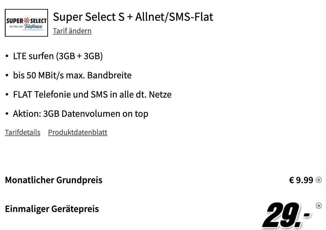Samsung Galaxy A33 5G für 29€ + o2 Allnet Flat mit 6GB LTE für 9,99€ mtl.