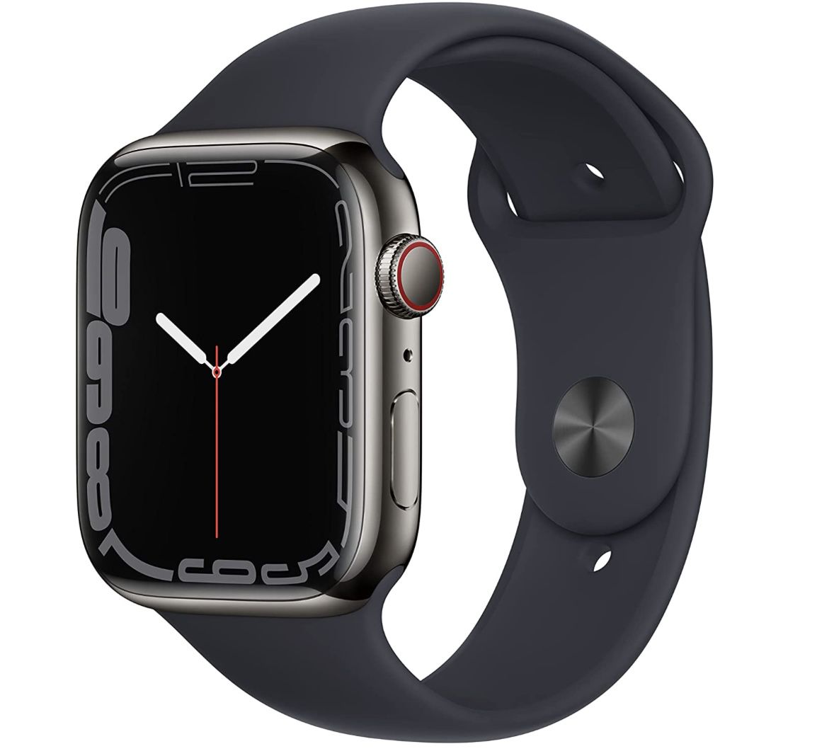 Apple Watch Series 7 &#8211; 45mm-Smartwatch (GPS + Cellular) für 559,39€ (statt 750€)