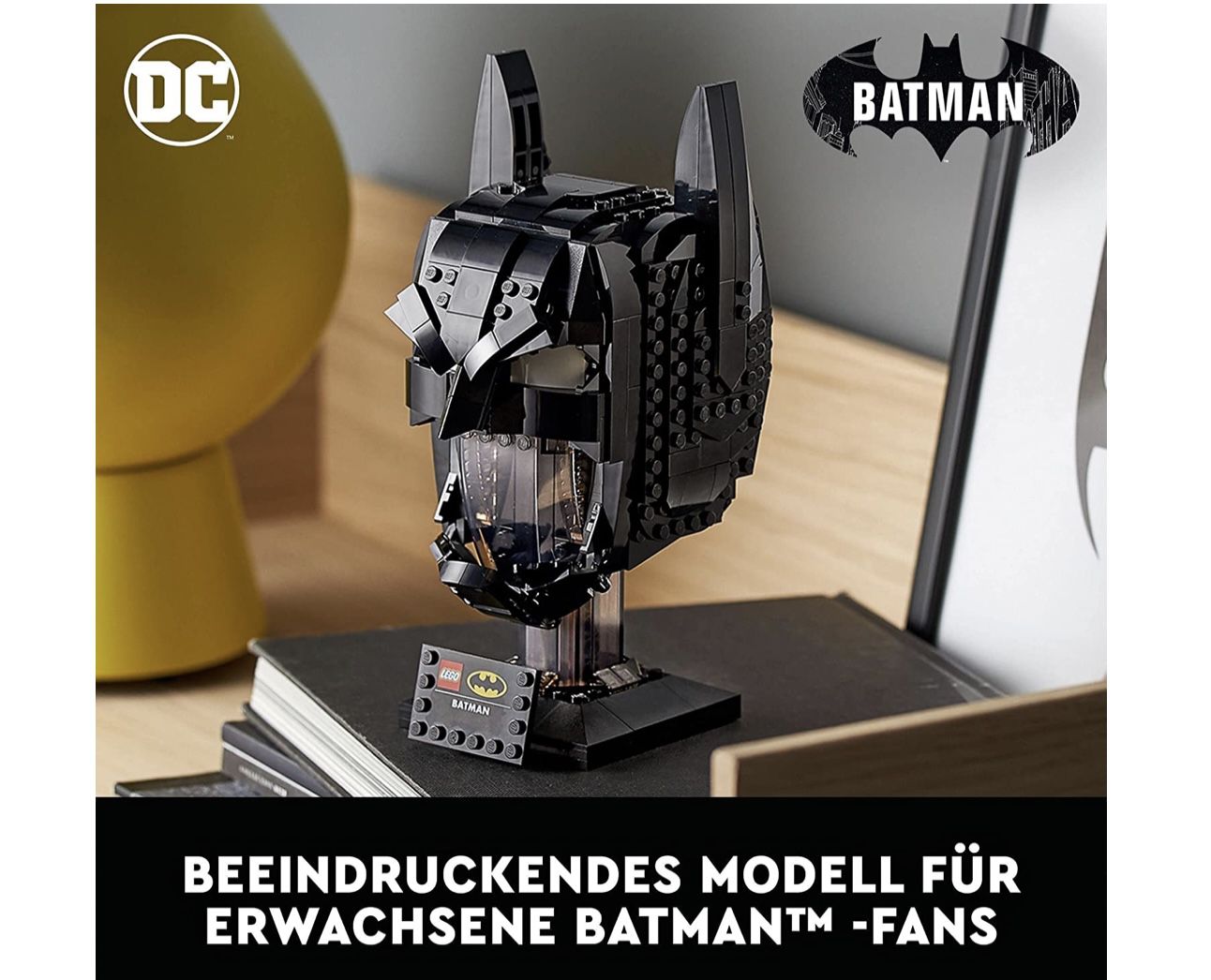 LEGO 76182 DC Batman Helm Bauset für Erwachsene für 37,59€ (statt 44€)