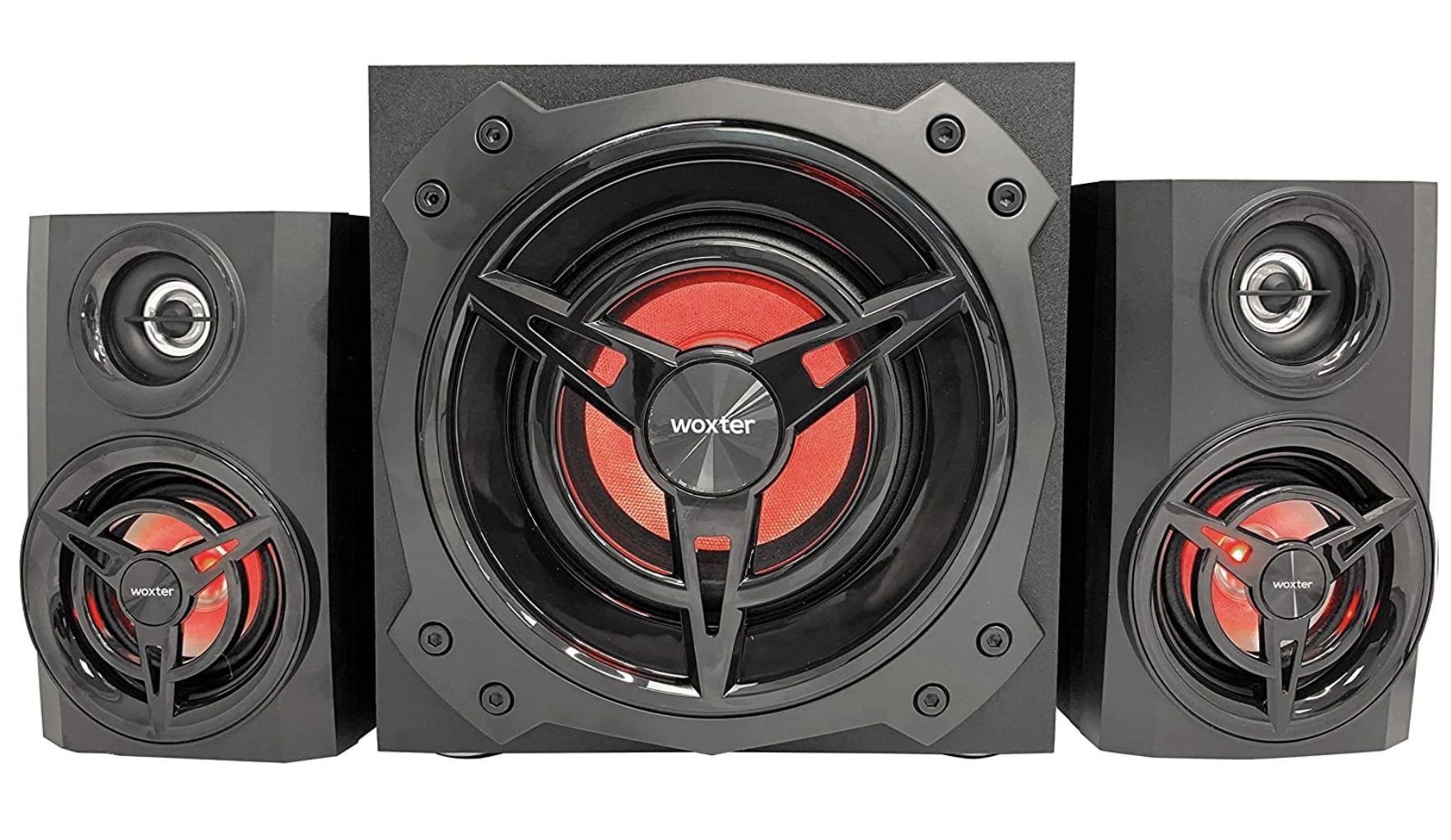 Woxter Big Bass 500R   Bluetooth 2.1 Lautsprechersystem mit Hintergrundbeleuchtung für 60,83€ (statt 100€)