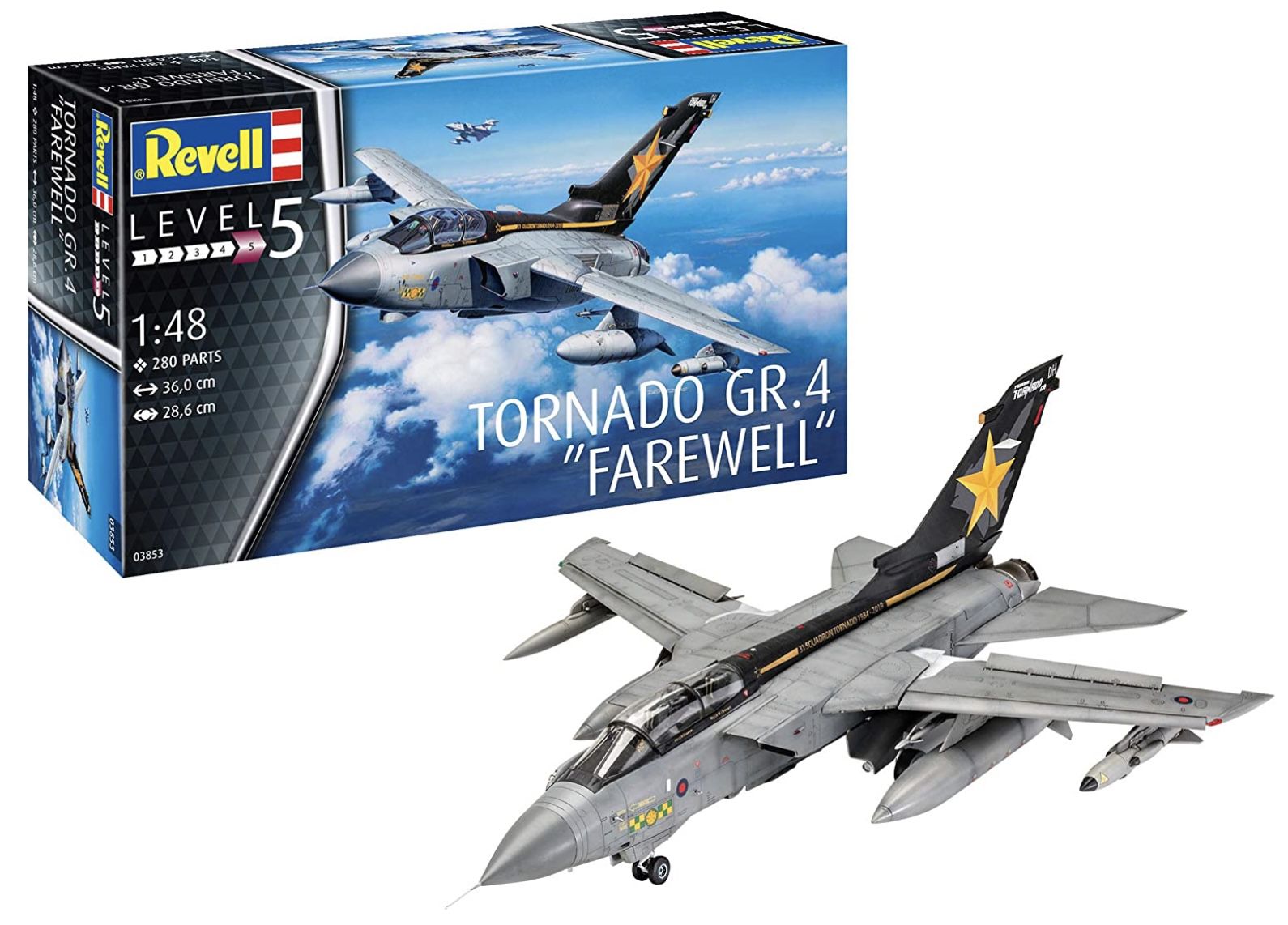 Tornado GR.4   Farewell Revell Mo­dell­bau­satz mit Maßstab 1:48 für 20,42€ (statt 27€)