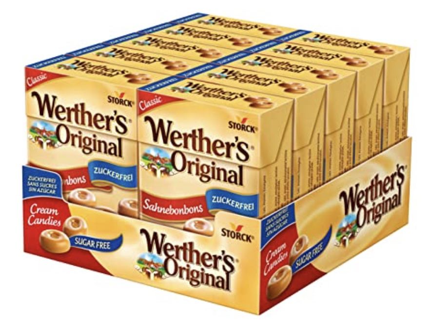 10x 42g Werthers Original zuckerfreie Sahnebonbons für 5,94€ (statt 10€)