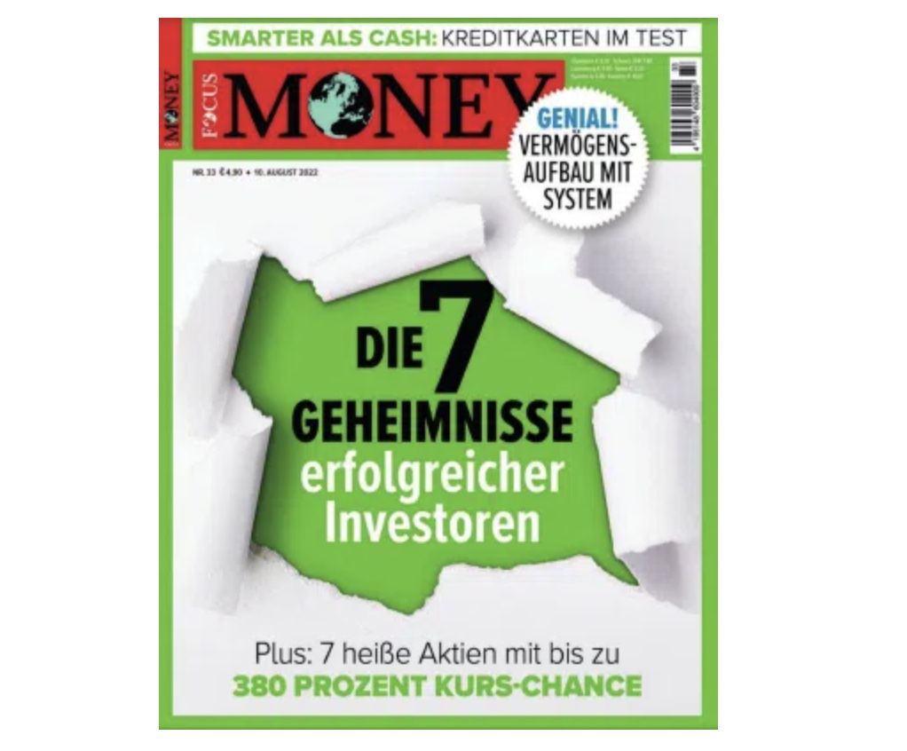 12 Ausgaben Focus Money Print GRATIS (statt 64€)