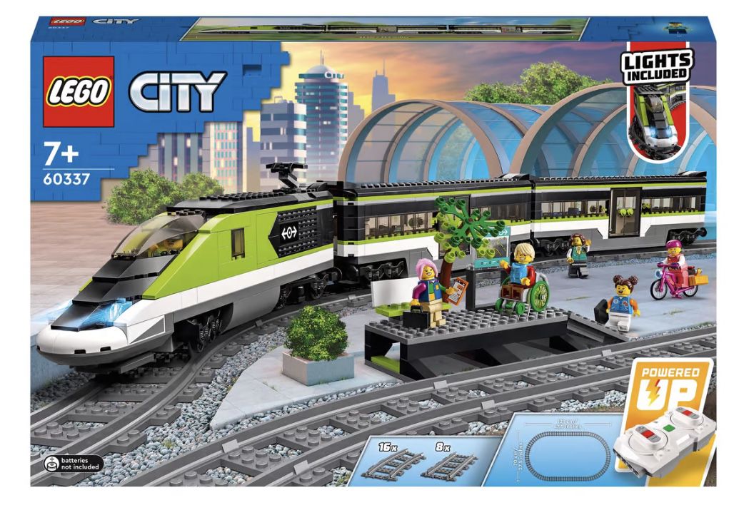 LEGO 60337 City   Set mit ferngesteuertem Personen Schnellzug für 99,99€ (statt 114€)