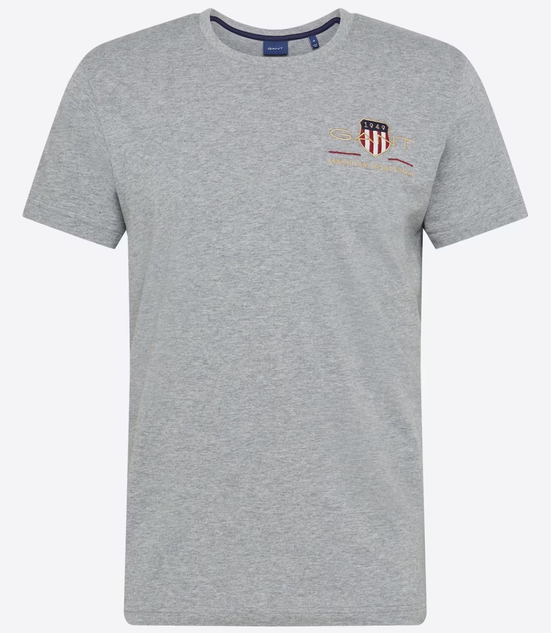 GANT Archive Shield Baumwoll T Shirt in Grau für 24,95€ (statt 32€)