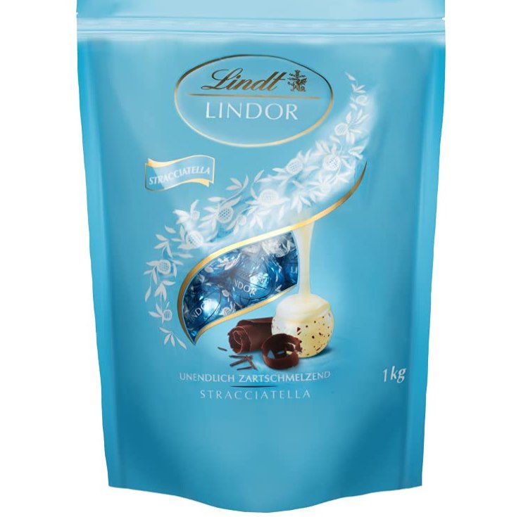 1kg Lindt LINDOR Schokoladenkugeln Stracciatella für 17€ (statt 27€) – Prime