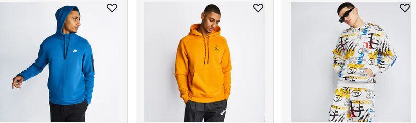 Foot Locker: 50% Rabatt auf Hoodies   z.B. Nike Club Aop Over The Head Hoody für 32,49€ (statt 54€)