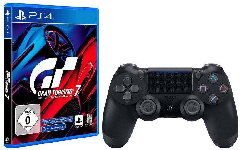 Gran Turismo 7 (PS4) + Dualshock 4 Controller PlayStation 4 ab 59,99€ (statt 76€)