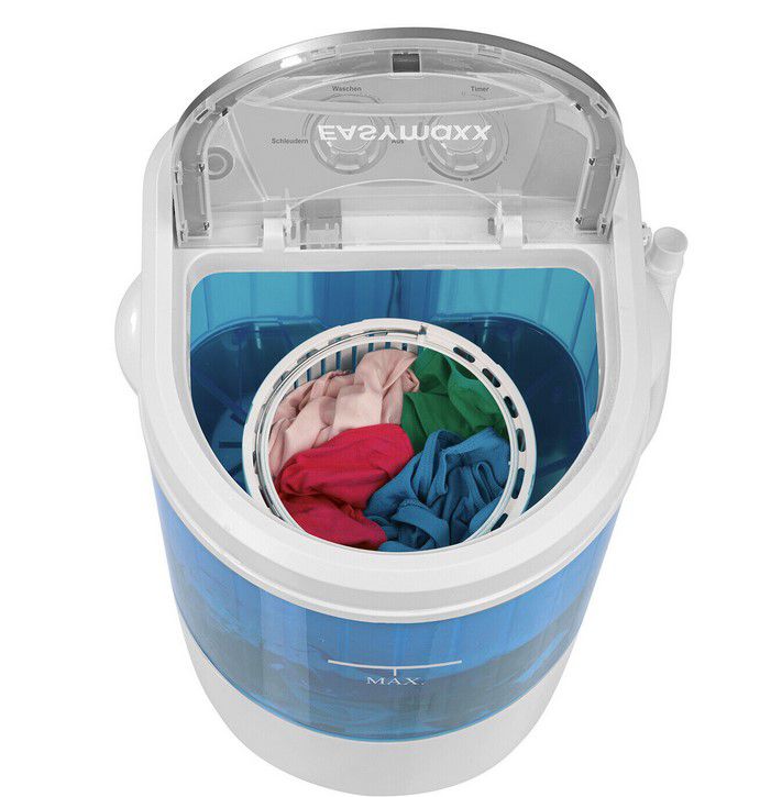EASYmaxx Mini-Waschmaschine bis 3kg (Camping?) für 69,90€ (statt 80€)