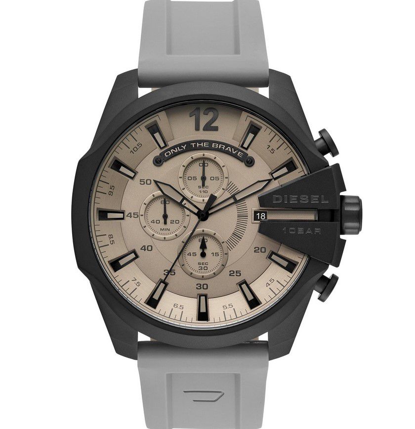 Diesel Anadigi Mega Chief   51mm Herren Edelstahluhr für 134€ (statt 206€)