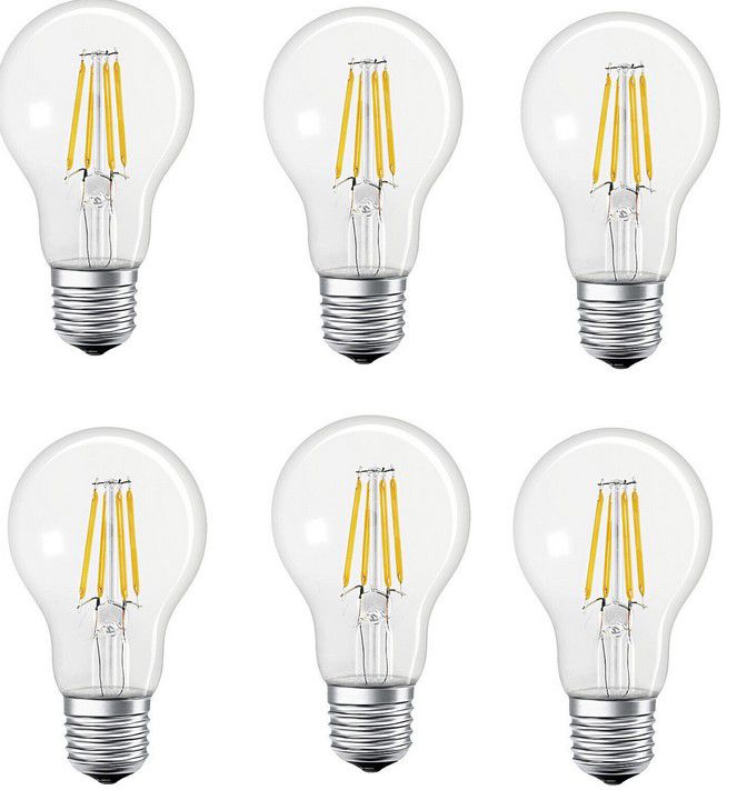 6 x LEDVANCE Volkslicht E27 Smarte LED Lampe mit BT & App Steuerung für 8,49€ (statt 14€)