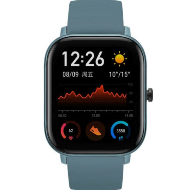 Amazfit GTS blaue smart  und GPS Fitness Uhr für 44,90€ (statt 85€)