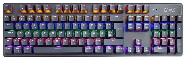 Eaxus 94420 mechanische RGB Gaming Tastatur für 24,99€ (statt 35€)