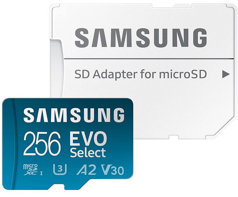 Samsung EVO Select (2021) 256GB microSD 130MB/s für 19,99€ (statt 31€)