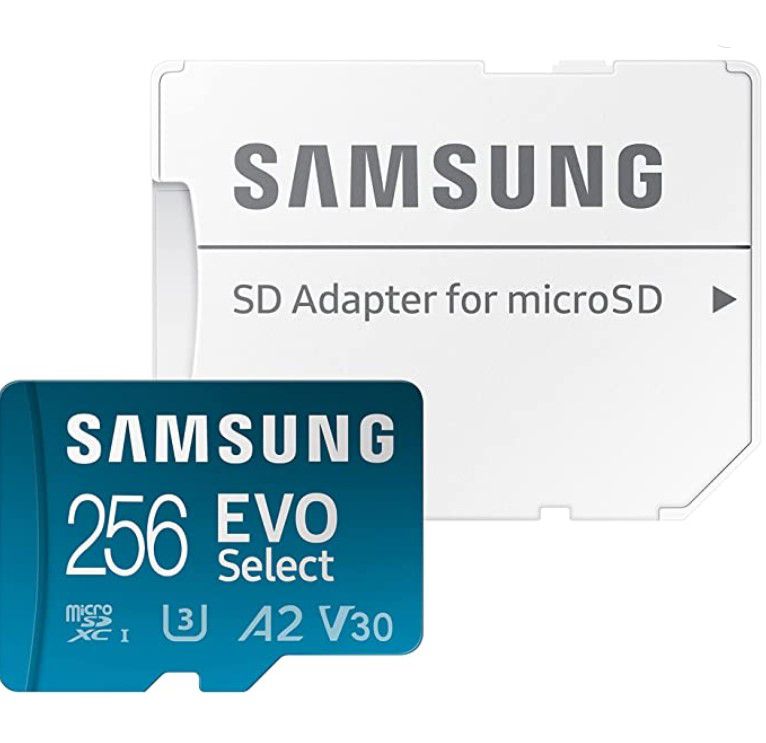 Samsung EVO Select (2021) 256GB microSD 130MB/s für 20,49€ (statt 30€)