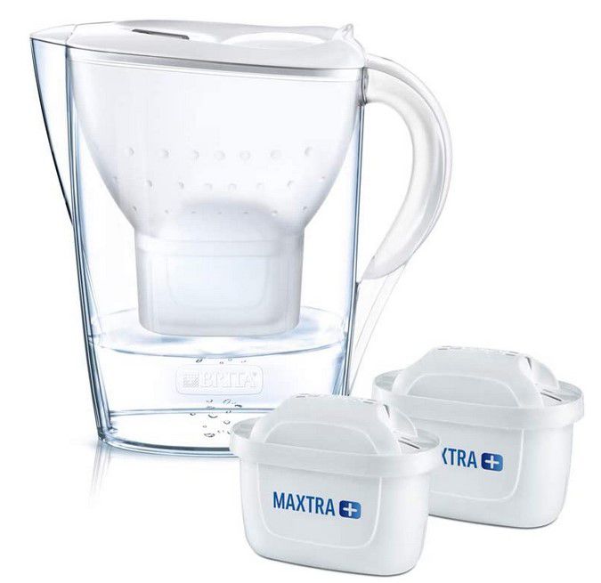 BRITA Marella cool white Wasserfilter inkl. 2x MAXTRA+ Filter für 14,99€ (statt 21€)