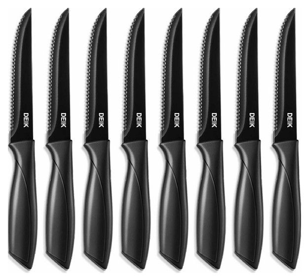 DEIK 8er Set Edelstahl Steakmesser BO für 13,79€ (statt 19€)