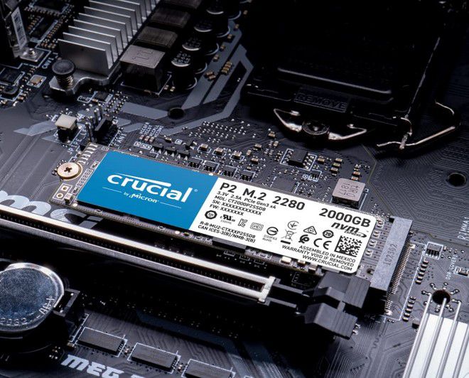 Crucial P2 M.2 1TB interne SSD für 69€ (statt 79€)