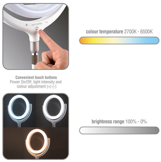 4smarts LoomiPod Selfie Ringlicht mit Stativ für 59,99€ (statt 83€)