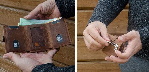 Solo Pelle RIVA Slim Wallet Münzfach 12 Kreditkarten für 29,80€ (statt 50€)