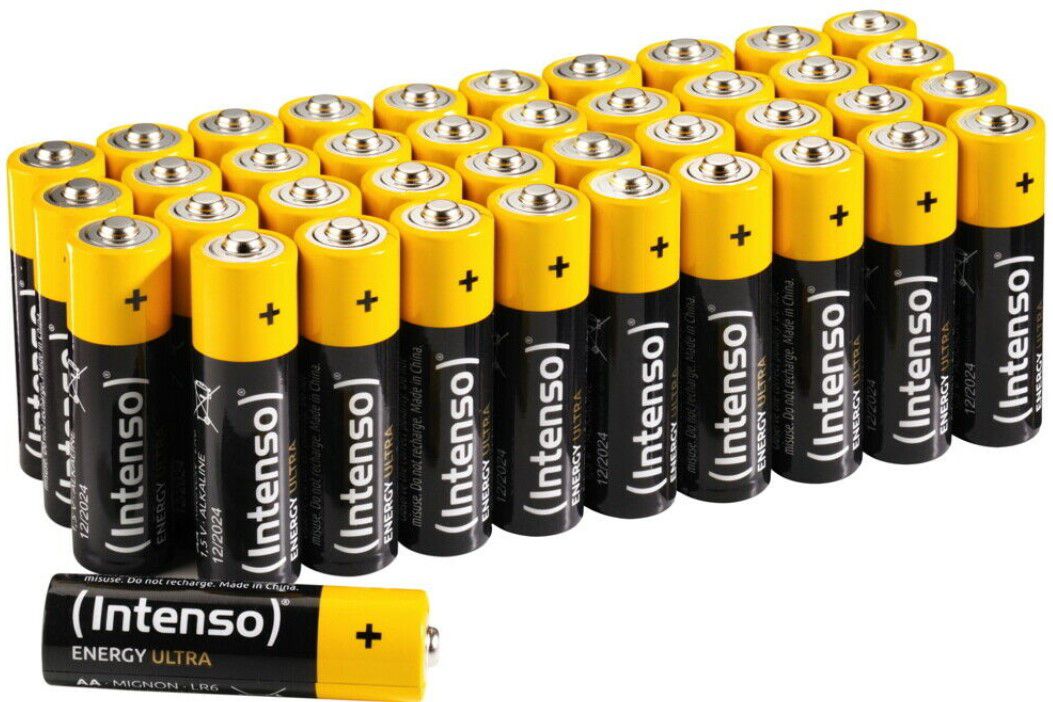 40er Pack Intenso Energy Ultra AA Mignon Batterien für 7,99€ (statt 13€)