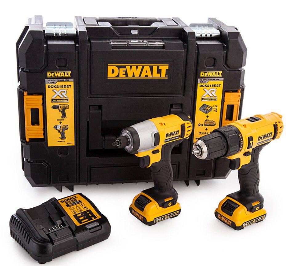 Dewalt 10.8V Akku Powertoolset: Kombibohrer & Schlagschrauber für 198,90€ (statt 345€)