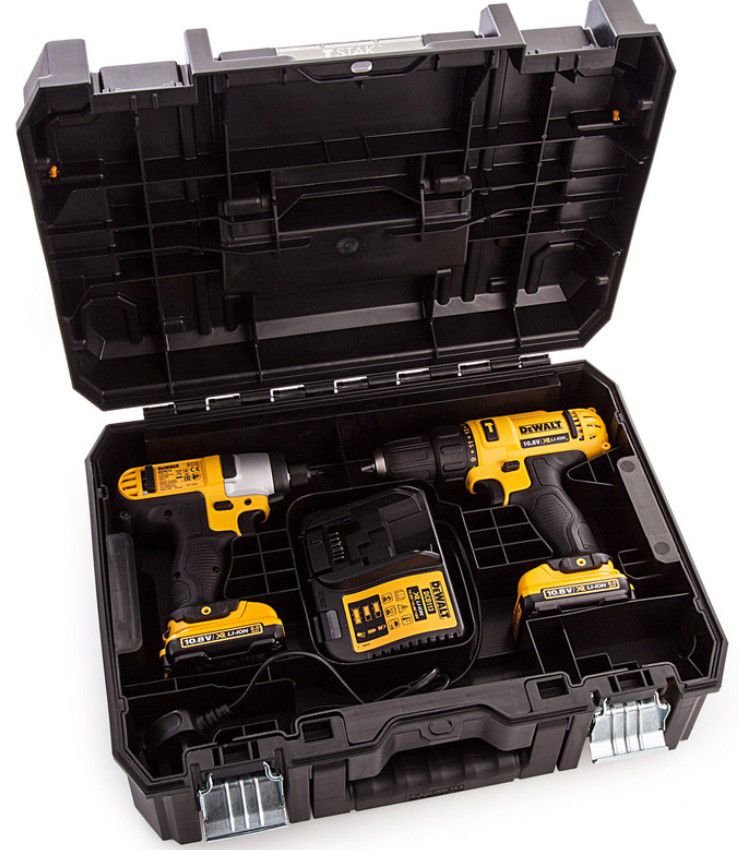 Dewalt 10.8V Akku Powertoolset: Kombibohrer & Schlagschrauber für 198,90€ (statt 345€)