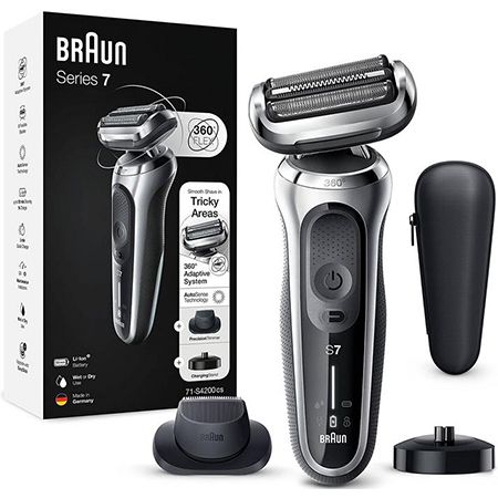 BRAUN Series 7 70 S4200cc Herren Trocken Nass Rasierer  für 114,99€(statt 174€)