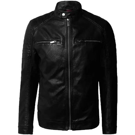 McNeal Herren Jacke in Leder Optik für 33,99€ (statt 47€)