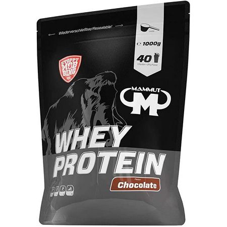 1Kg Mammut Nutrition Whey Protein Chocolate ab 16,99€ (statt 25€) &#8211; Prime Sparabo