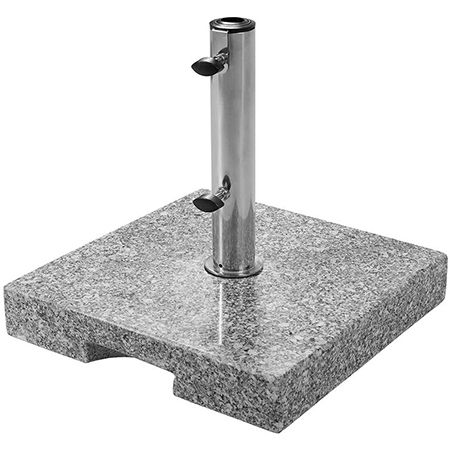 Doppler Granit Sockel mit Edelstahlrohr, 25 kg für 42,61€ (statt 58€)