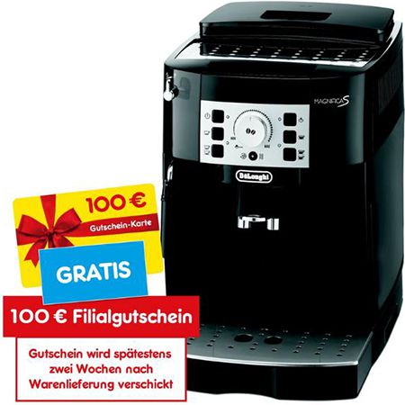 🔥 DeLonghi ECAM 22.105.B Kaffeevollautomat für 319,99€ (statt 285€) + GRATIS 100€ Filial Gutschein