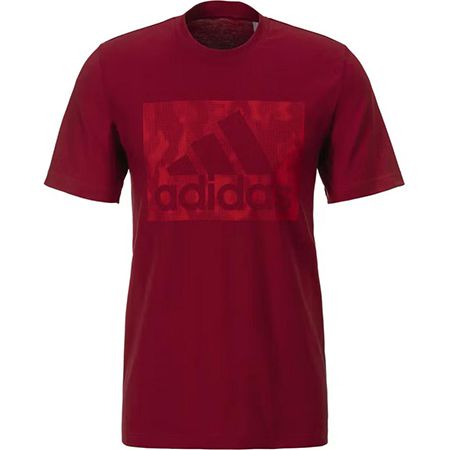 adidas M Bos G T Heren T Shirt in Rot für 11,63€ (statt 20€) L u. XL