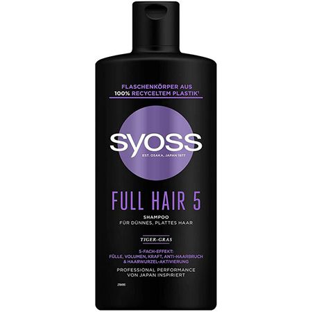 4x Syoss Full Hair 5 Shampoo für dünnes und plattes Haar, 440 ml ab 7,88€ &#8211; Prime Sparabo