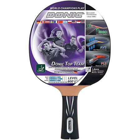 Donic Schildkröt Top Team 800 Tischtennisschläger für 19,17€ (statt 24€)   Prime