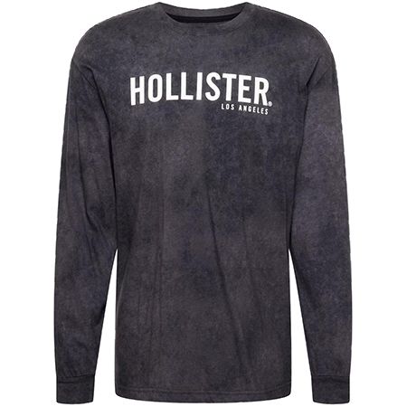 Hollister Langarmshirt in Schwarz für 16,90€ (statt 29€)