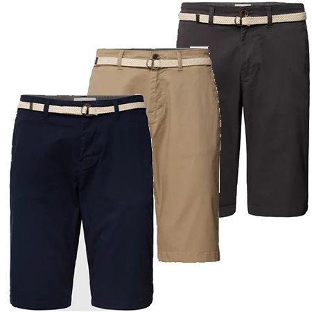 Tom Tailor Regular Herren Chino Shorts in 8 Farben für je 25,49€ (statt 33€)