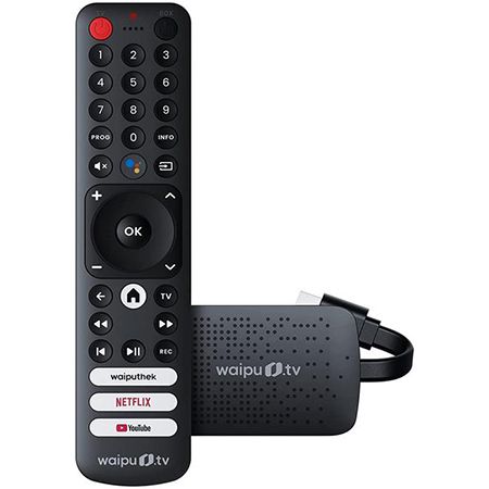 🔥 waipu.tv 4K Stick inkl. Fernbedienung + 12 Monate Waipu Perfect Plus für 99€ (statt 216€)